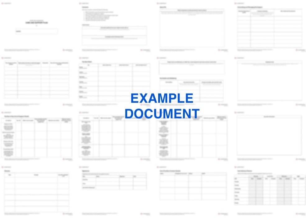 Home Care Paperwork Kit