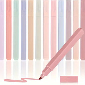 12 Pastel Coloured Highlighters