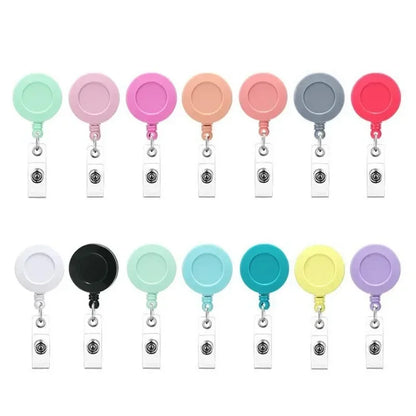 Plain Retractable ID Badge Holder