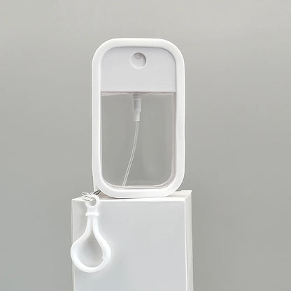 Hand Sanitiser Mist Spray and Silicon Cover with Clip (50ml Refillable)