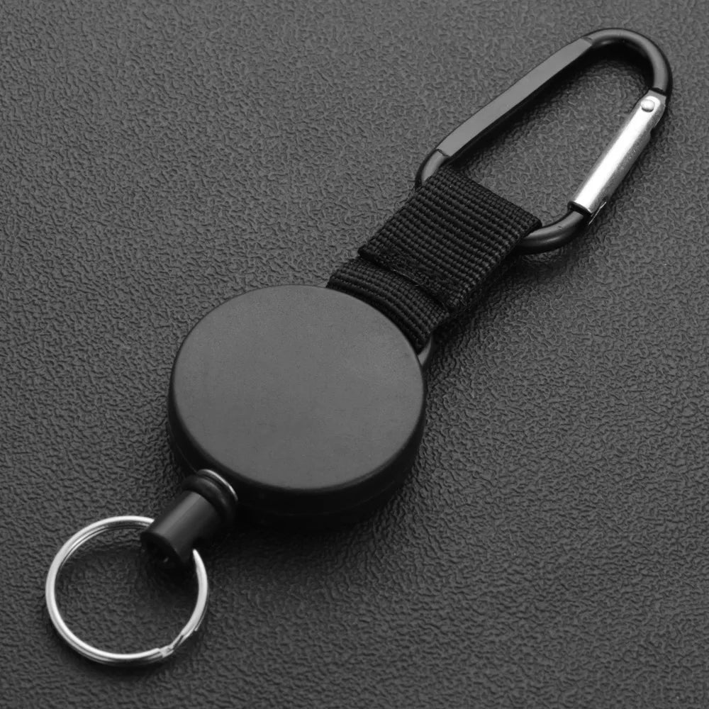 BOSS - Logo Key Ring In Black Silicone And Brass - Black - Foto 4