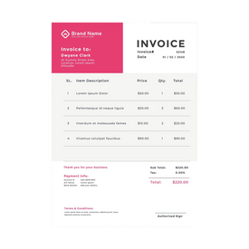 Invoice Text Example Agency Agency